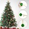 4-Pack Christmas Jingle Bells Lights – 26 Ft Total, 40 Red & Green Metal Bells, Battery Operated LED String Lights for Holiday Décor & Weddings (Red&Green)